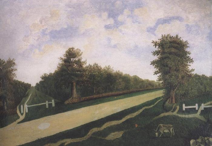 Henri Rousseau The Forest Road oil painting image